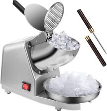 Electric Dual Blades Ice Crusher Shaver Snow Cone Maker Machine Wice Pick Hot