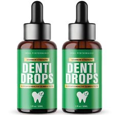 Dentidrops Pro For Gums Dental Dropper Healthy Gum Teeth Liquid Drops 2 Pack
