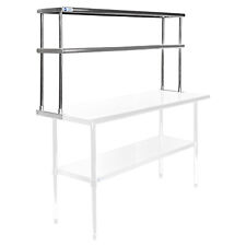 Open Box - Stainless Steel Commercial Overshelf - 12 X 60 - For Prep Table
