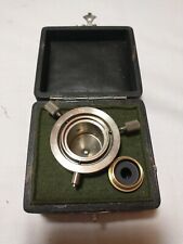 Vintage E. Leitz Wetzlar Condensor Microscope With Original Box Dunkelfeld