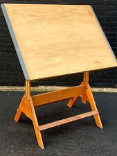 Vintage Drafting Table Anco Built 42 X 21 Top Local Pick Up In Ct