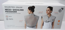 Sharper Image Neck And Shoulder Wrap Heated Pain Relief Massager