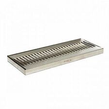 Stainless Steel Drip Tray - Surface Mount 12 X 5 No Drain Surface Mount Beer