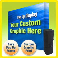 10 Ft Custom Booth Backdrop Trade Show Straight Pop Up Exhibit Display