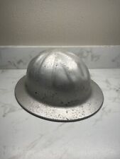 Vintage B.f. Mc Donald Co Aluminum Hat Safety Hard Hat No Liner Los Angeles