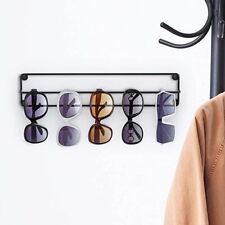Wall Mounted Matte Black Metal Wire Sunglasses Hanger Holder Display Rack