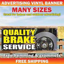 Brake Service Repair Advertising Banner Vinyl Mesh Sign Auto Repair Shop Garage