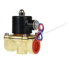 110v 120v Volt Ac Electric Solenoid Valve Brass Water Air Gas Nc 1 Npt