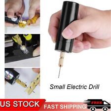 Micro Mini Hand Drill W3 Bits Small Electric Drill Tool Set Portable Usb Power