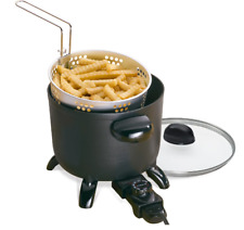 Electric Deep Fryer Dual Daddy Cooker Home Kitchen Countertop Fries Appliances