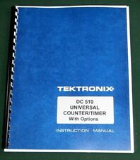 Tektronix Dc 510 Instruction Manual W 11x17 Foldouts Protective Covers