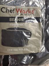 Chef Works Unisex Chef Beanie Black
