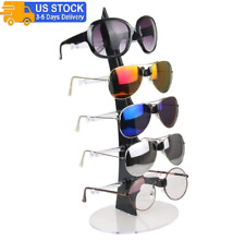 5pair Glasses Display Stand Sunglasses Rack Holder Organizer Transparent Acrylic