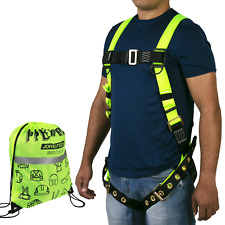 Safety Harness 1d Ring Grommets Fall Protection Full Body Ansi Osha Ul Jorestech