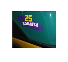 Pair Of Komatsu 25 Forklift Decals Set Sticker Emblem Lk Both Sides Left-right