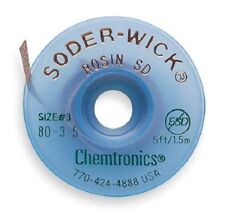 Chemtronics 80-3-5 5ft X1.5 Mm Size 3 Desoldering Braid Soder-wick Rosin Usa