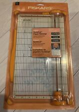 New Fiskars 12 Inch Paper Trimmer  Cutter W Swing-out Arm