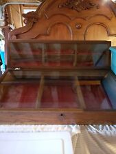 Vintage E.c. Simmons Keen Kutter Wood And Glass Display Case