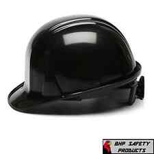 Pyramex Cap Style Hard Hat With 4 Point Ratchet Suspension Black Hp14111