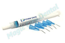 Prime-dent 37 Dental Phospharic Acid Etching Etchant 4gm Syringe Gel Kit - Blue