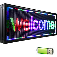 40x15 Led Sign Scrolling Message Display Board Full Color Programmable Board