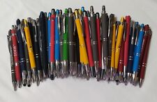 100ct Bulk Wholesale Mixed Lot Misprint Ball Point Retractable Metal Click Pens