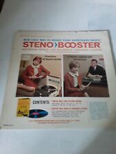 Steno Booster Dictation Shorthand Training Lp Manual