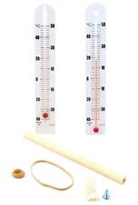 Sling Psychrometer Kit - Includes Dry Bulb Wet Bulb Thermometers - Eisco Labs