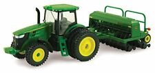 164 John Deere 7215r Tractor Toy W 1590 Grain Drill By Ertl - Tbe45433