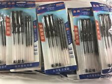 Bulk Wholesale Lot Of 45pcs 15 Pack 0.5mm Black Gel Ink Pens With Refills