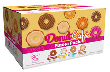 Donut Cafe Single Serve Coffee K Cup Pods Flavored Variety Pack 80 Ct