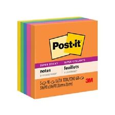 7100230170 - Post-it Super Sticky Notes 654-5ssuc 3x3in Energy Boost Collection