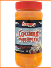 Snappy Pure Colored Coconut Popping Oil Delicious Buttery Flavor 15 Ounce