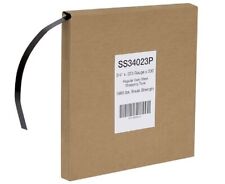 Regular Duty Steel Strapping Coil In Box 34 X .023 Gauge X 300 Black Ss34023p