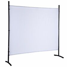 6x6ft Single Panel Room Divider Privacy Partition Screen For Office Home White