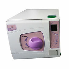 16l Dental Autoclave Sterilizer Vacuum Steam Equipment Class B With Printer Pink