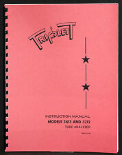 Triplett Tube Tester 3212 2413 Manual With Tube Data
