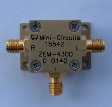 Mini-circuits Zem-4300 Double Balanced Mixer Rflo Freq 0.3-4.3ghz 50 Sma Used