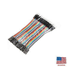 40pcs 10cm Male To Female Dupont Wire Jumper Cable For Arduino Breadboard