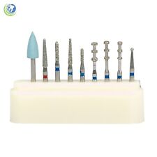 Dental Porcelain Veneers Preparation Polishing Fg Diamond Burs Kit Set Of 9