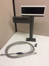 New Toshiba Ibm Double Sided Lcd Pos Register Pole Display Kit With Cable Rs485