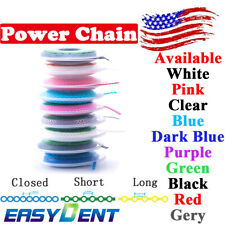 Dental Power Chains Ortho Elastic Ultra Spool Closedshortlong For Wire Braces
