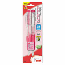Pentel Pink Ribbon Twist-erase Click Mechanical Pencil 0.7 Mm 2pack