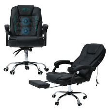 Gaming Chair Massage Reclining Swivel Office Chair Desk Computer Ergonomic
