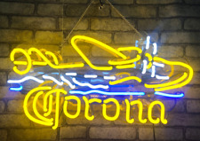 Corona Seaplane Beer Plane Acrylic 20x16 Neon Light Sign Lamp Windows Wall Bar