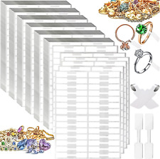 Blank Jewelry Price Tags 2000 Pcs Self Adhesive Necklace Ring Labels
