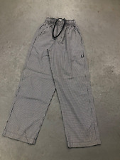 Chef Works Elastic Waist Baggy Restaurant Chefscooks Checkered Pants All Sizes