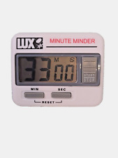 Lux Minute Minder Digital Kitchen Cooking Electronic Timer Count Up Count Down