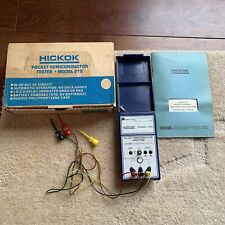 Hickok Pocket Semiconductor Analyzer Model 215 W Probes Manual And Box