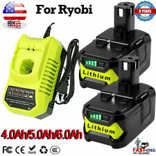 Battery Charger For Ryobi P108 18v 18 Volt One Plus High Capacity Lithium-ion